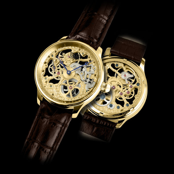Montre squelette sale davis
