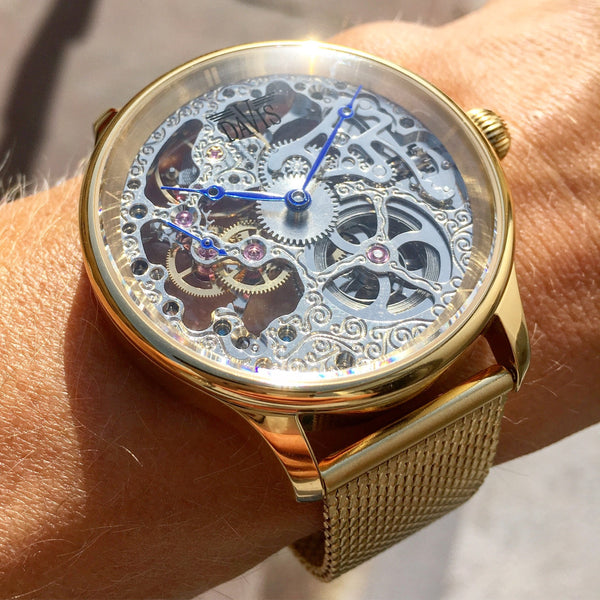 Davis shop skeleton horloge