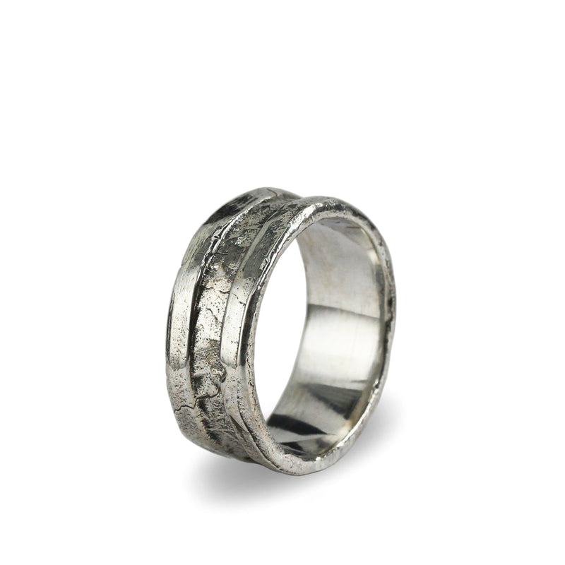 Bague "Rustic" Argent