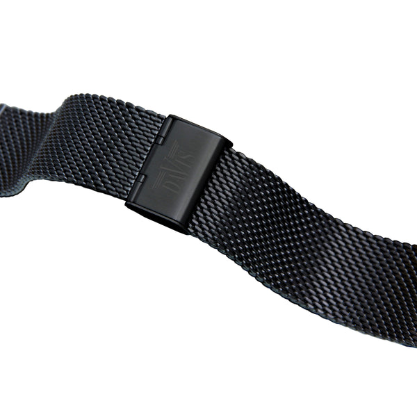 【未使用】Meravel Bow Mesh Strap　ブラック 22mm Mesh Milanese Black Steel Watch Strap B0812 – Davis