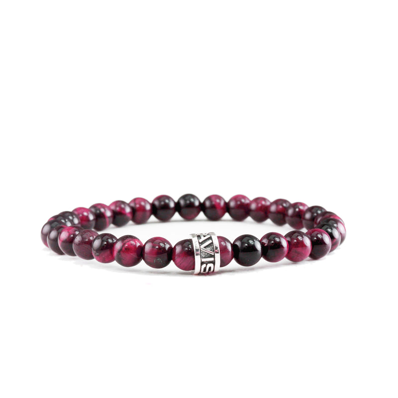 Bracelet Mini Oeil de Tigre Rose