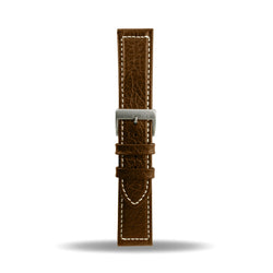 24mm Bracelet Montre Cuir Marron BB0451