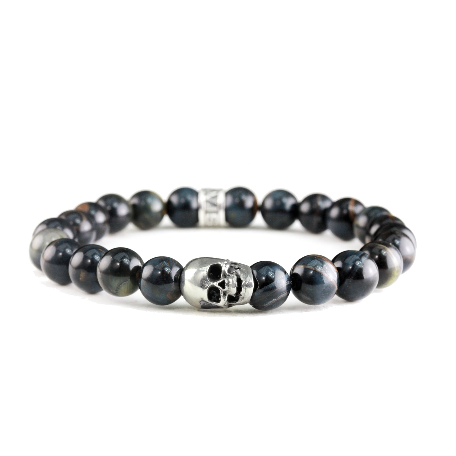 Men's skeleton bracelet deals