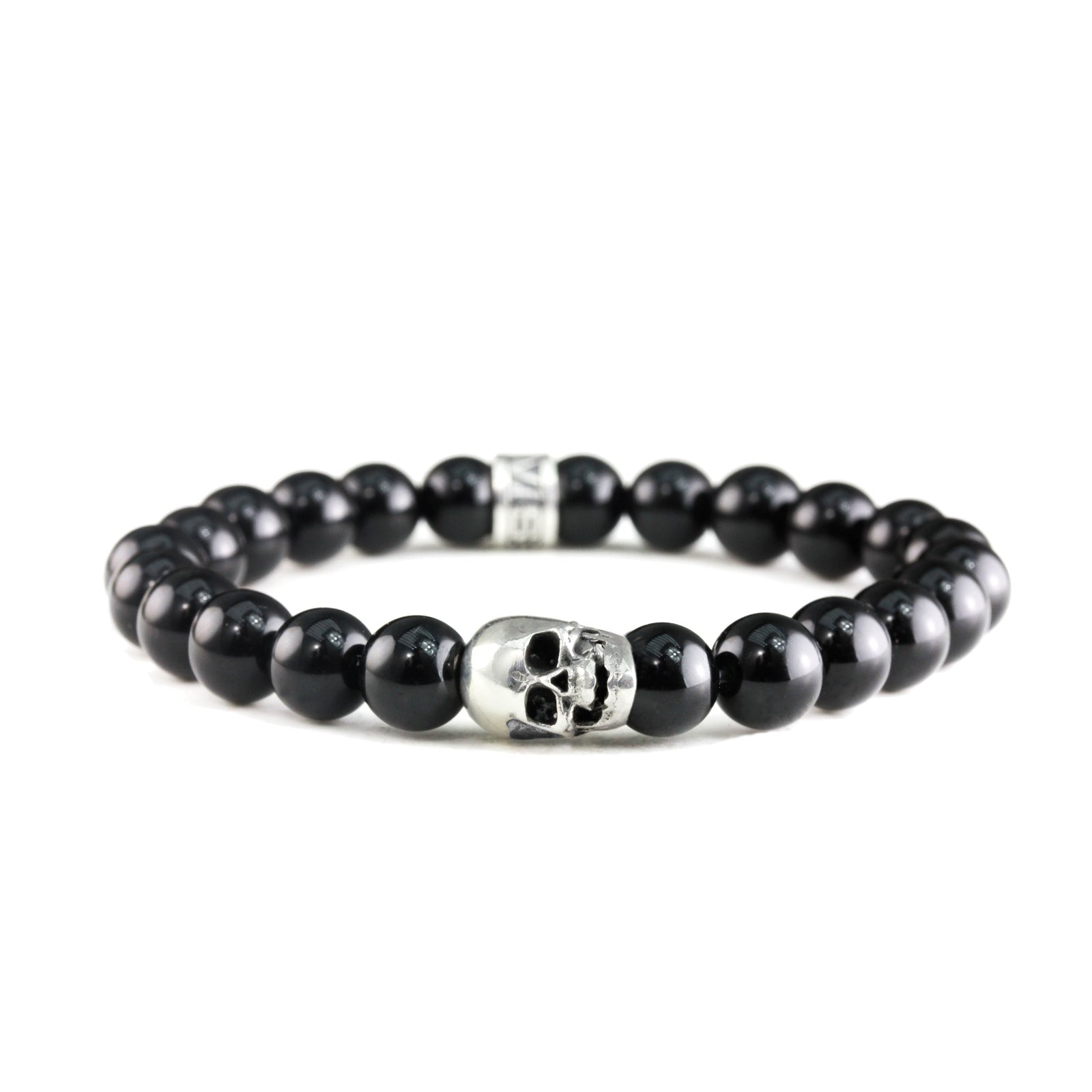 Skull online bracelet black