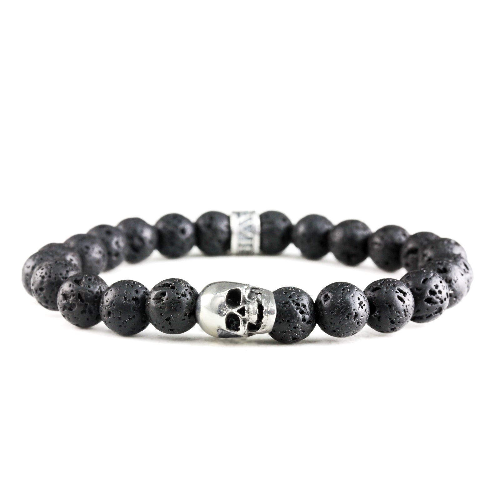 Skull bracelet deals black