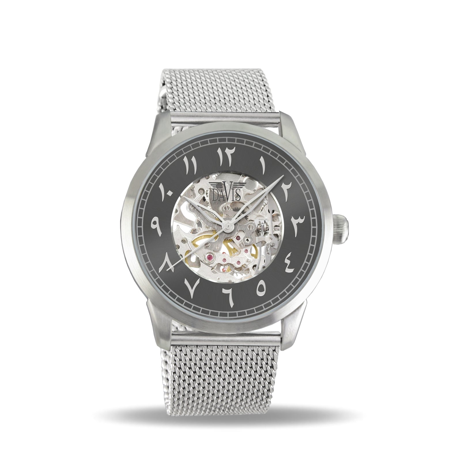 Montre davis squelette 2025 homme