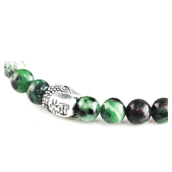 Bracelet Bouddha Picasso Jasper et argent