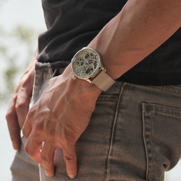 Montre fossil hot sale femme squelette