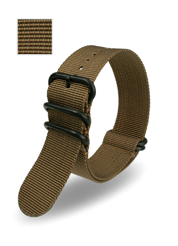 Bracelet nato ZULU nylon Bronze